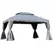 Outsunny 3 x 4m Aluminium Garden Gazebo, Marquee Canopy Shelter Pavilion Party Tent with Nets and Curtains for Garden and Deck, Grey - 1