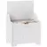 HOMCOM 61L Home Storage Chest - White - 1