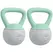 SPORTNOW 2 x 4kg Soft Kettlebell, Kettle Bell with Non-Slip Handle, for Home Gym, Strength Training, Cardio - Grey and Green - 1