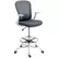 HOMCOM 99-119 cm Draughtsman Chair, with Adjustable Footrest - Grey - 1