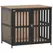 PawHut Dog Crate Furniture with Anti-Chew Resistant Mesh, Anti-Escape Single Door, for Medium Dogs, 80 x 55 x 72 cm - 1