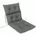 Outsunny 115 x 56cm Rocking Chair Padded Seat Cushion - Light Grey - 1