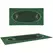 SPORTNOW Professional Poker Mat, Six-Player Water-resistant Poker Table with Felt Surface, Carry Bag, Green - 1