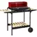 Outsunny Charcoal BBQ, with Five Position Grill Grate - Red - 1