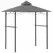 Outsunny 2.5M (8ft) New Double-Tier BBQ Gazebo Grill Canopy Barbecue Tent Shelter Patio Deck Cover - Grey - 1