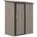 Outsunny 5ft x 3ft Metal Garden Storage Shed, Outdoor Tool Shed with Sloped Roof, Lockable Door for Tools, Equipment, Light Grey - 1