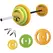 HOMCOM 20kg Barbell Weights Set, Adjustable Weights with Non-slip Handle, for Women and Men Home Gym Exercise Weight Strength Training - 1