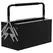 DURHAND 3 Tier Metal Toolbox, 5 Tray Professional Portable Tool Box with Carry Handle for Workshop, 45cmx20cmx34.5cm, Black - 1