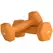 SPORTNOW 2 x 1.5kg Hexagonal Dumbbells Weights Set with Non-Slip Grip for Home Gym Workout, Orange - 1