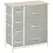HOMCOM Chest of Drawers with 7 Drawers, Fabric Drawers with Large Storage Space, Drawers Dresser with Metal Frame, Adjustable Feet for Bedroom Living Room, Light Grey - 1