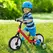 HOMCOM 11 Inch Kids Balance Bike Training Pedal Bicycle W/ Removable Stabilizers EVA Tyres Adjustable Seat Height 2 to 5 Years Gift for Boys Girls Red - 1