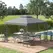 Outsunny 3 x 3m Outdoor Steel Gazebo with 2 Tier Roof, Garden Gazebo Patio Canopy Marquee Shelter with Decorative Steel Frame - Grey - 1