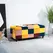 HOMCOM Storage Ottoman, Storage Bench with Wood Legs, Footstool, Footrest with Velvet Surface for Bedroom, Hallway, Living Room, 114 x 47 x 47 cm, Multicoloured - 1