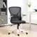 Vinsetto Mesh Back Office Chair, with Flip-Up Arms - Black and White - 1
