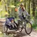 HOMCOM Baby Bike Trailer with 5 Point Harness, Steel Frame, Reflectors, Safety Flag, Hitch Coupler, Purple - 1