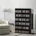 HOMCOM CD Storage Unit with Adjustable Shelves, 89 x 130.5 cm, Black - 1