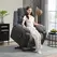 HOMCOM Overstuffed Corduroy Electric Lift Chair - Dark Grey - 1