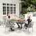 Outsunny Five-Piece PE Rattan Garden Dining Set with Cushions & Stackable Chairs - Light Grey - 1