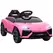 AIYAPLAY 12V Licensed Lamborghini Electric Cars for Kids, Ride On Car with Remote Control for 3-6 Years Old, Pink - 1