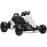 AIYAPLAY 24V Electric Go Kart, Drift Kart with Adjustable Seat, Slow Start, 5-Point Harness, Music, Horn, for 6-12 Years, White - 1