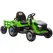 AIYAPLAY 12V Ride on Tractor and Trailer with Remote Control, Music, Shifter, Start-Up Sound, for Kids Ages 3-8 Years, Green - 1