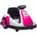 AIYAPLAY Kids Bumper Car with 360-Degree Rotation, 6V Electric Ride On Car with Music and Horn for 3-8 Years Old, Pink - 1