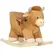AIYAPLAY Baby Rocking Horse with Safety Belt, Wood Base, Animal Rocker for Children, Brown - 1