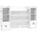 AIYAPLAY Kids Toy Organizers and Storage with 8 Removable Storage Bins and Bookshelf, White - 1