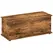 HOMCOM 113L Storage Chest, Storage Box with Flip-Top Lid and 2 Safety Hinges, Storage Trunk for Living Room, Entryway, 100 x 40 x 40 cm, Rustic Brown - 1
