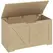 HOMCOM 100L Home Storage Box, with Safety Hinges - Natural Wood Finish - 1