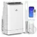 HOMCOM 14000 BTU Mobile Air Conditioner, 35m², Smart Home WiFi, with Dehumidifier, Fan, 24H Timer, Window Kit, White - 1