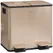 HOMCOM 30L Dual Compartment Stainless Steel Bin, with Deodoriser Holders - Gold Tone - 1