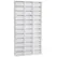 HOMCOM 33 Adjustable Compartment Storage Unit - White - 1