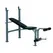 HOMCOM 4-Levels Adjustable Weight Bench Fitness Equipment with Barbell Rack-Black - 1