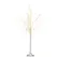 HOMCOM 4ft Artificial White Birch Tree Light with Warm White Pre-Lit LED Light for Indoor and Covered Outdoor Use - 1