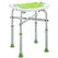 HOMCOM 44-51.5cm Aluminium Frame Shower/Bath Stool - Green - 1
