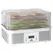 HOMCOM 5 Tier Food Dehydrator, 245W Stainless Steel Food Dryer Machine with Adjustable Temperature, Timer and LCD Display for Drying Fruit, Meat, Vegetable, Jerky and Pet Treat, White - 1