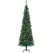 HOMCOM 6.5FT Tall Pencil Slim Artificial Christmas Tree with Realistic Branches, Tip Count and Pine Cones, Pine Needles Tree, Xmas Decoration, Green - 1