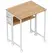 HOMCOM 63 cm Drop Leaf Writing Work Desk - Natural Wood Finish - 1