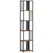 HOMCOM 5-Tier Bookshelf with Steel Frame - Rustic Brown - 1
