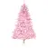 HOMCOM 5FT Artificial Christmas Tree Holiday Xmas Holiday Tree Decoration with Automatic Open for Home Party, Pink - 1