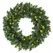 HOMCOM 55CM Pre-lit Christmas Wreath with 50 Warm White LED Ideal Xmas Artificial Door Decoration - 1