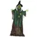 HOMCOM 6ft Halloween Witch Decoration, Outdoor Activated Prop with Light Up Eyes Magical Heart, Sound Activated - 1