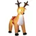 HOMCOM 6ft Christmas Inflatable Reindeer Decoration Xmas Indoor Outdoor Fun w/ Lights Accessories Holiday Blow Up Decor Animal - 1