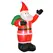 HOMCOM 8ft Christmas Inflatable Santa Holiday Garden Decoration, Indoor Outdoor Lawn Blow Up Decor - 1