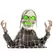 HOMCOM 70cm Groundbreaker Skeleton Halloween Animatronic, with Glowing Eyes - 1