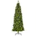 HOMCOM 7FT Prelit Artificial Pencil Christmas Tree with Warm White LED Light, Red Berry, Holiday Home Xmas Decoration, Green - 1