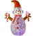 HOMCOM 8ft Christmas Inflatable Snowman with Candy, Rotating Lighted for Home Indoor Outdoor Garden Lawn Decoration Party Prop - 1
