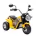 HOMCOM 6V Kids Electric Motorbike 3 Wheels Ride On Toy with Horn Headlights Realistic Sounds for Girl Boy 18 - 36 Months Yellow - 1