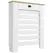 HOMCOM 95.5H x 78Wcm Radiator Cover, with Drawer - White - 1